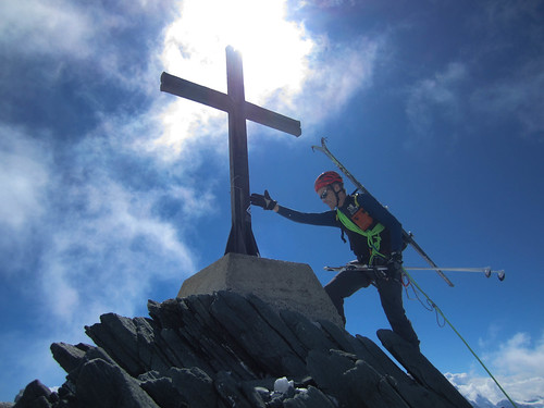 Richard Wood and the cross!