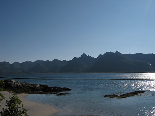 Looking across to henningsvær