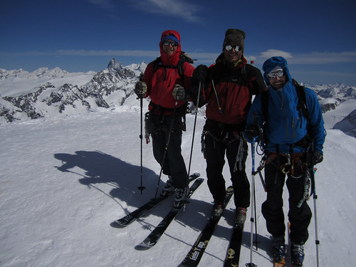 Erik, Roar, Alastair, Pigne D Arolla Summit